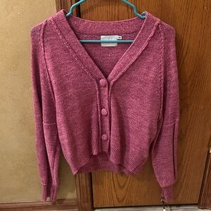 Pink cardigan - size S